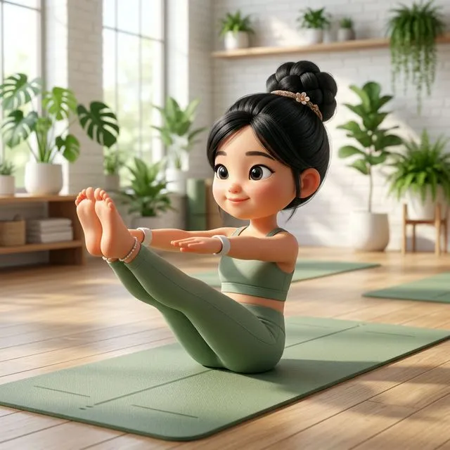 Tư thế Thuyền - Navasana