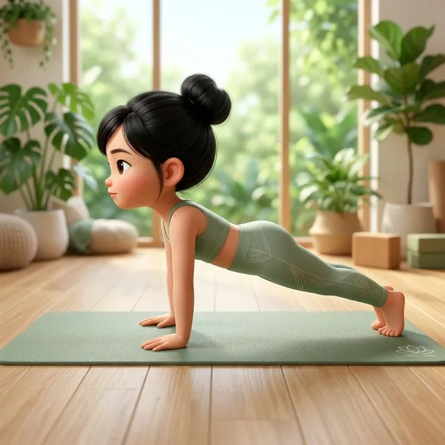 Tư thế Plank - Phalakasana