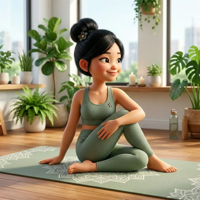 Tư thế Xoay nửa - Ardha Matsyendrasana