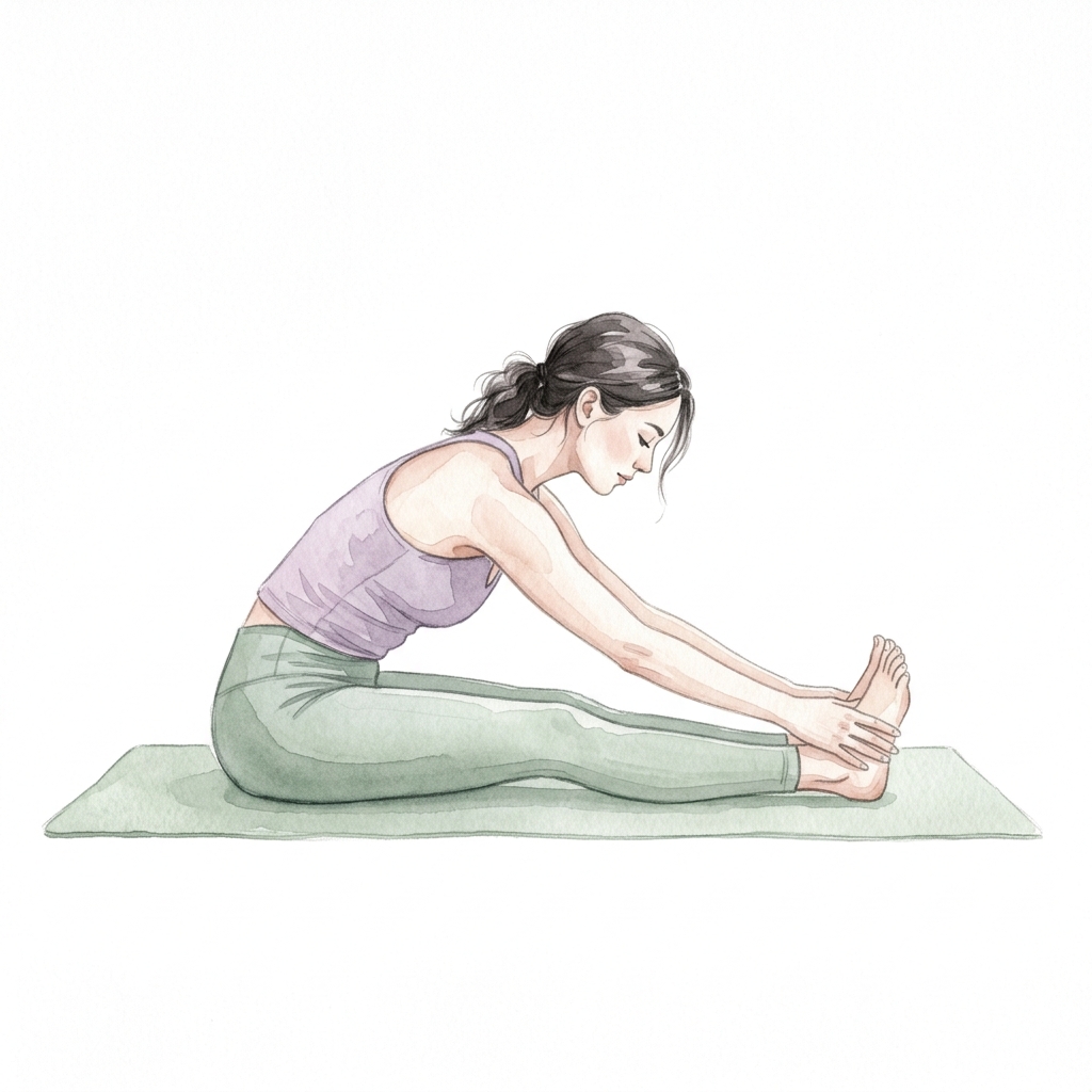 Tư thế Gập trước ngồi (Seated Forward Fold)