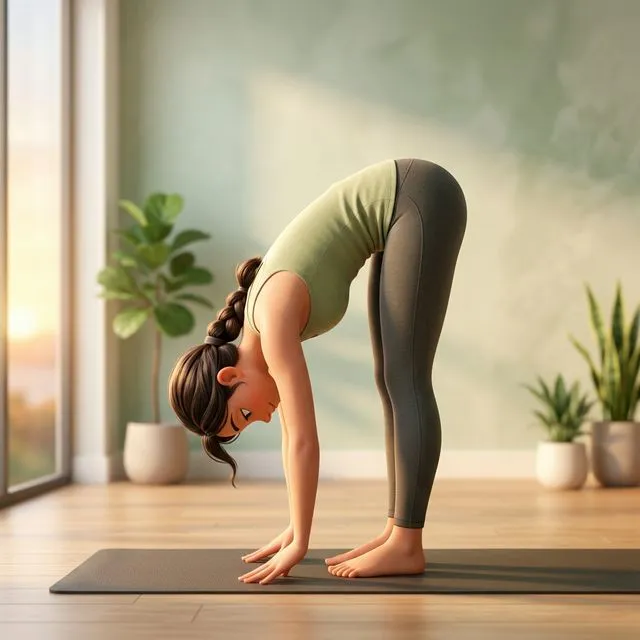 Tư thế Gập người đứng (Standing Forward Fold)