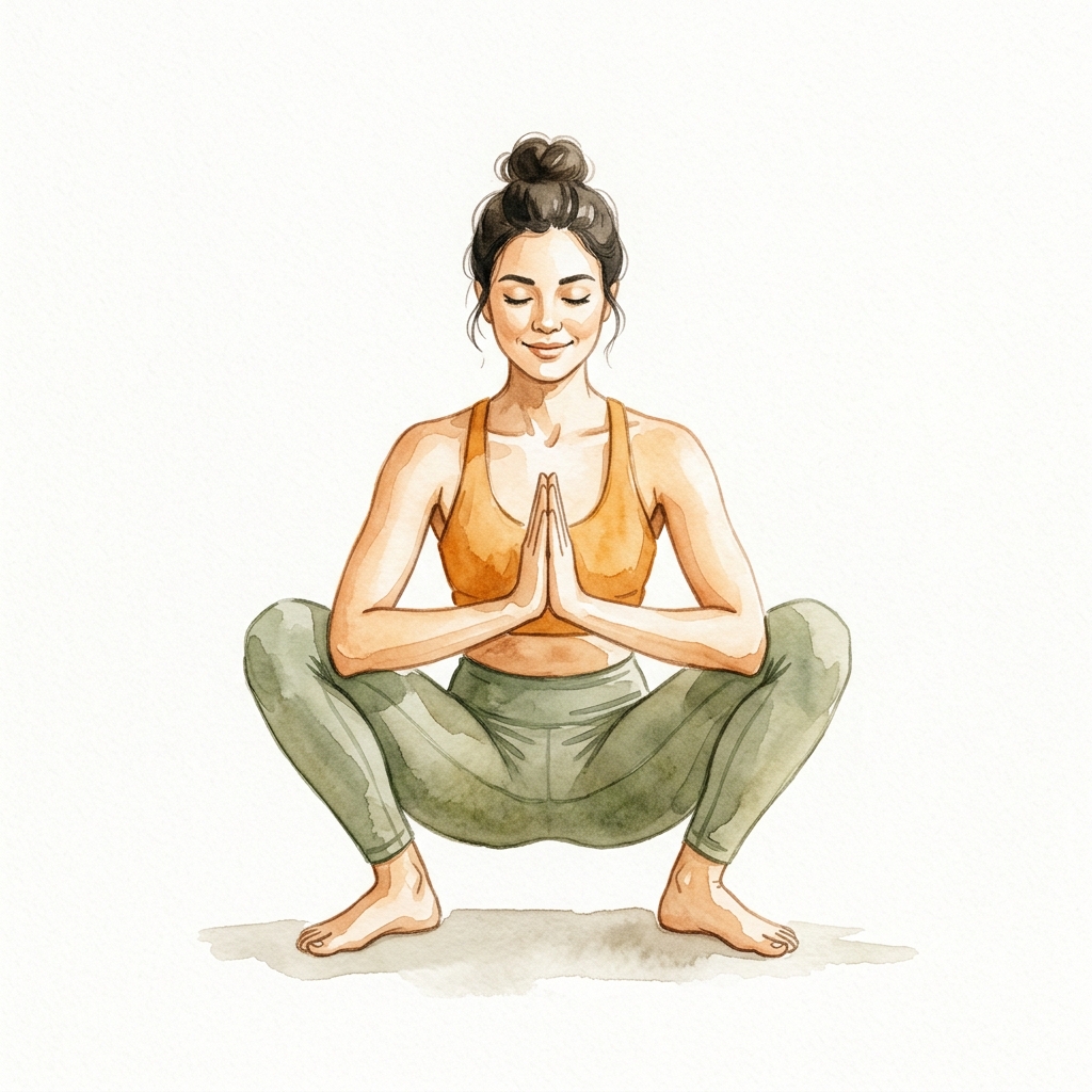 Tư thế Ngồi xổm (Malasana)