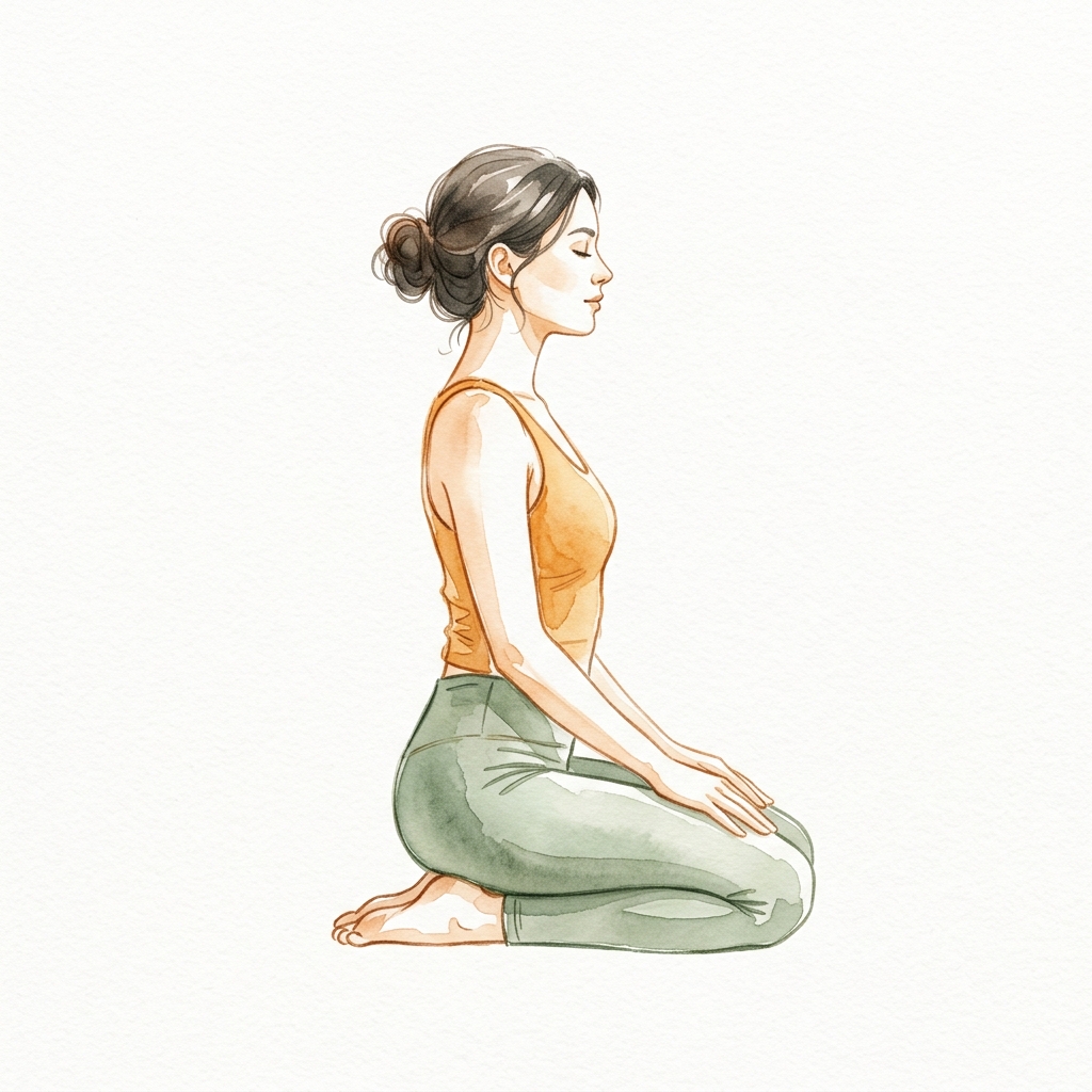 Tư thế Kim cương (Vajrasana)