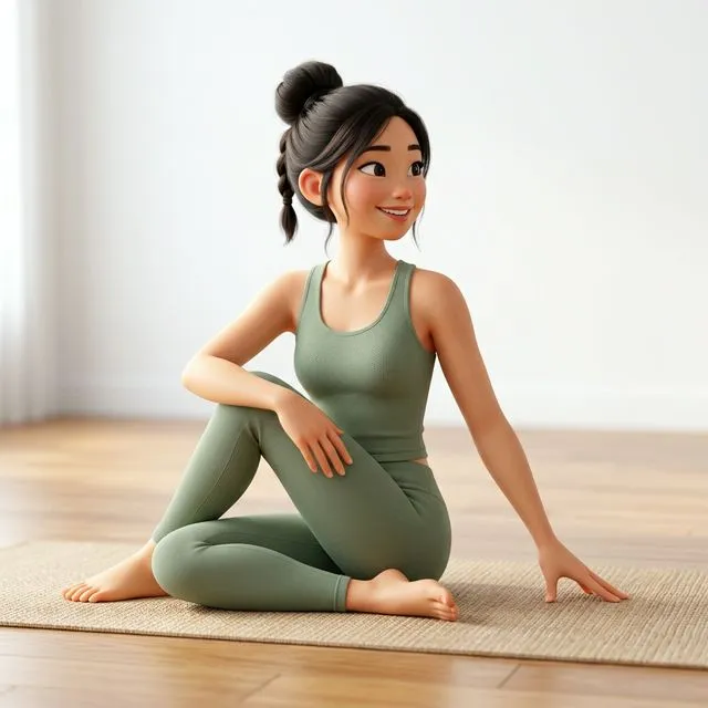 Xoắn ngồi đơn giản