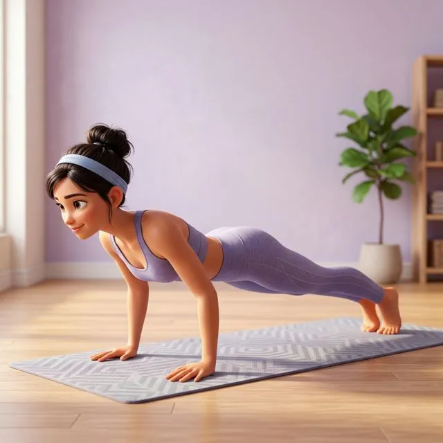 Tư thế Chaturanga - Hít đất Yoga
