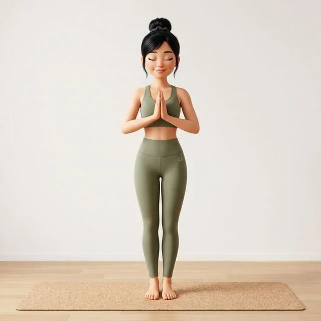 Tư thế Pranamasana - Cầu nguyện